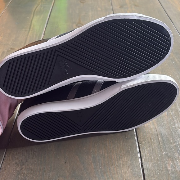 Lacoste “Grad Vulc 120” Mens Black Leather Sneakers - Picture 5 of 6